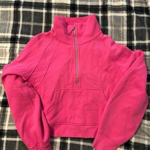 lululemon athletica Fuchsia Half-Zip Hoodie